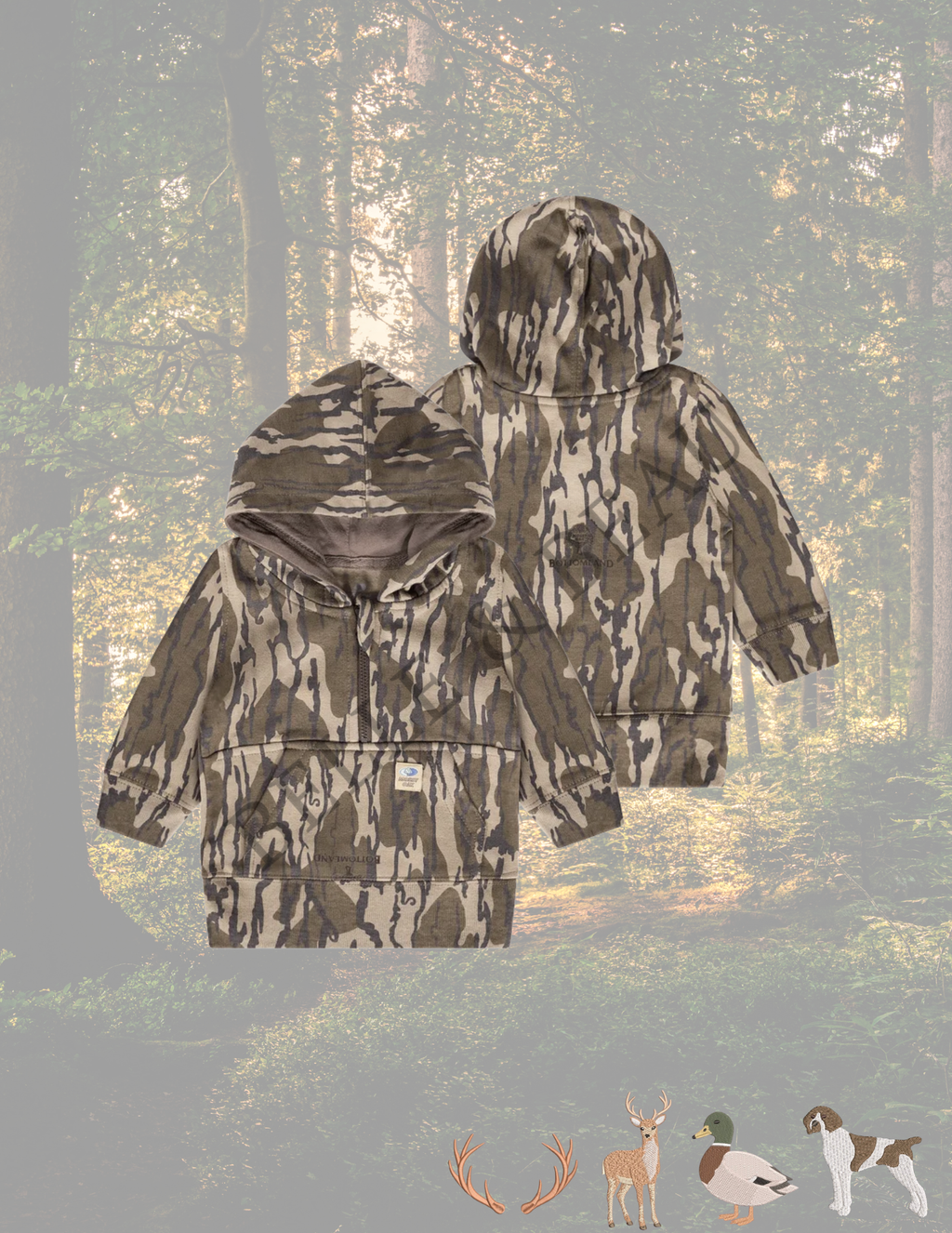 Mossy Oak Infant 1/2 Zip